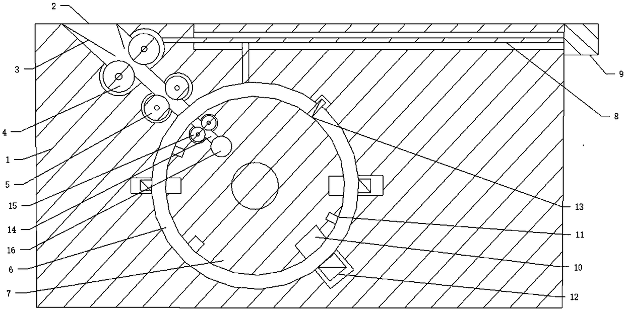 Infusion apparatus automatic splitting recovery device