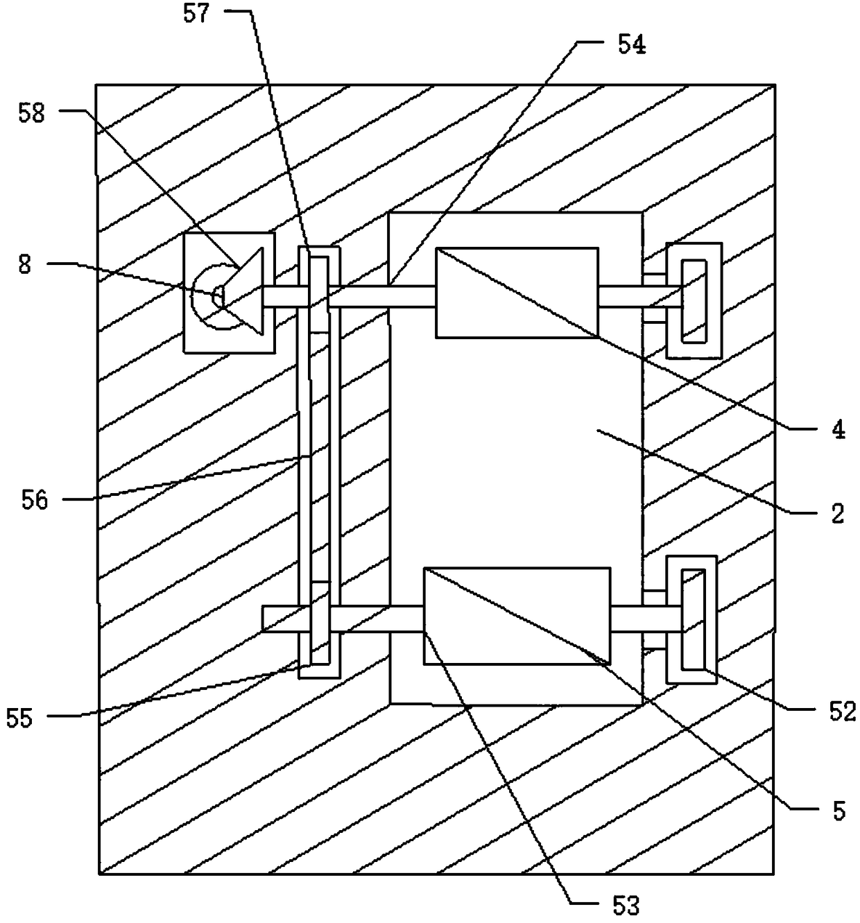 Infusion apparatus automatic splitting recovery device