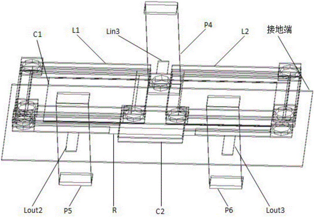 L-wave-band miniature active microwave variable phase-inverting balancing power divider and filter