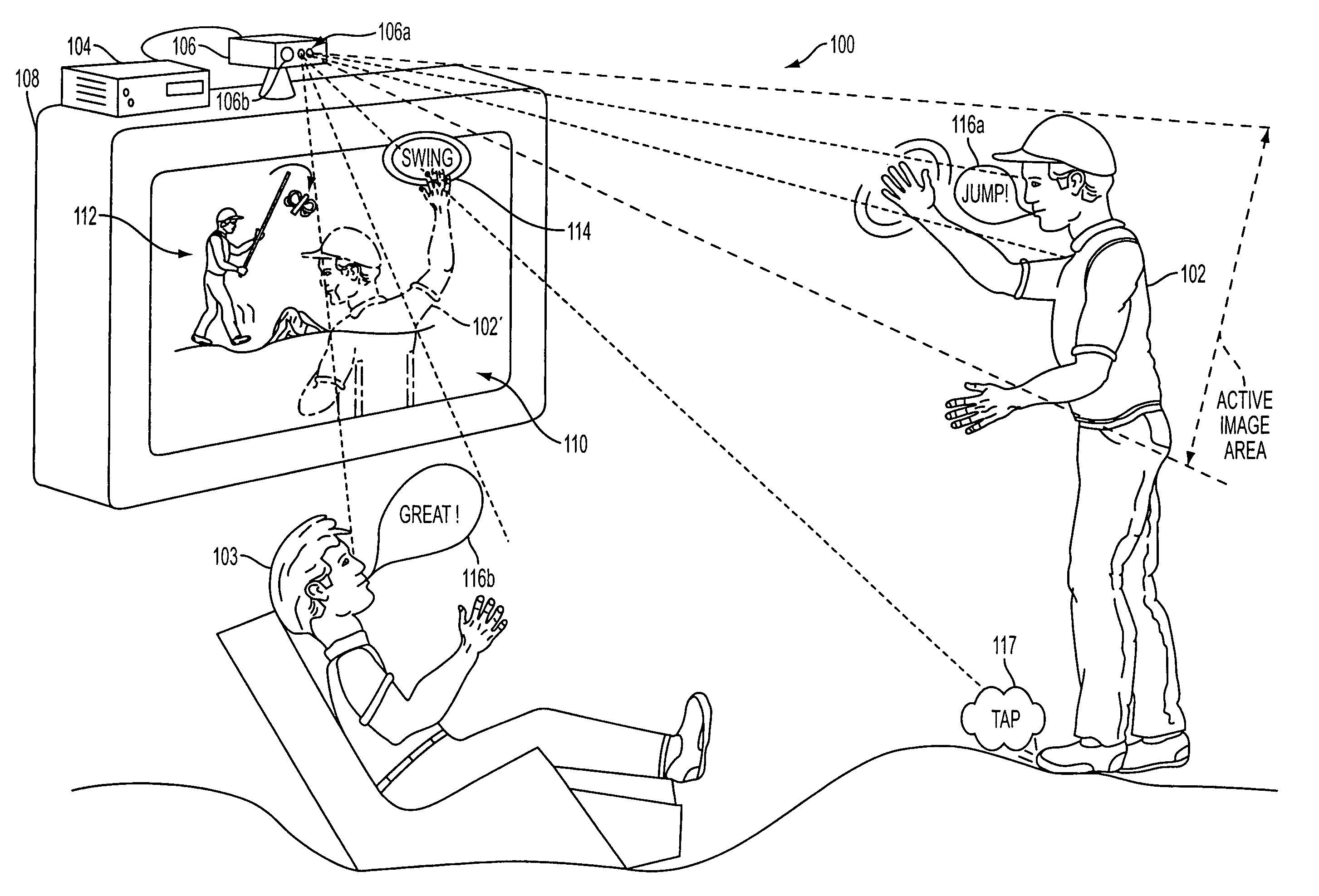 Selective sound source listening in conjunction with computer interactive processing