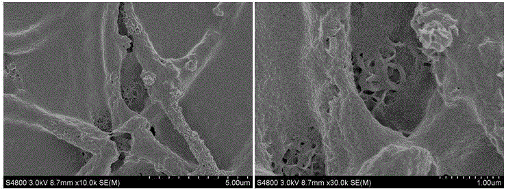 Polyaniline/iron oxide nano composite resistance-type material sensor, and preparation method thereof