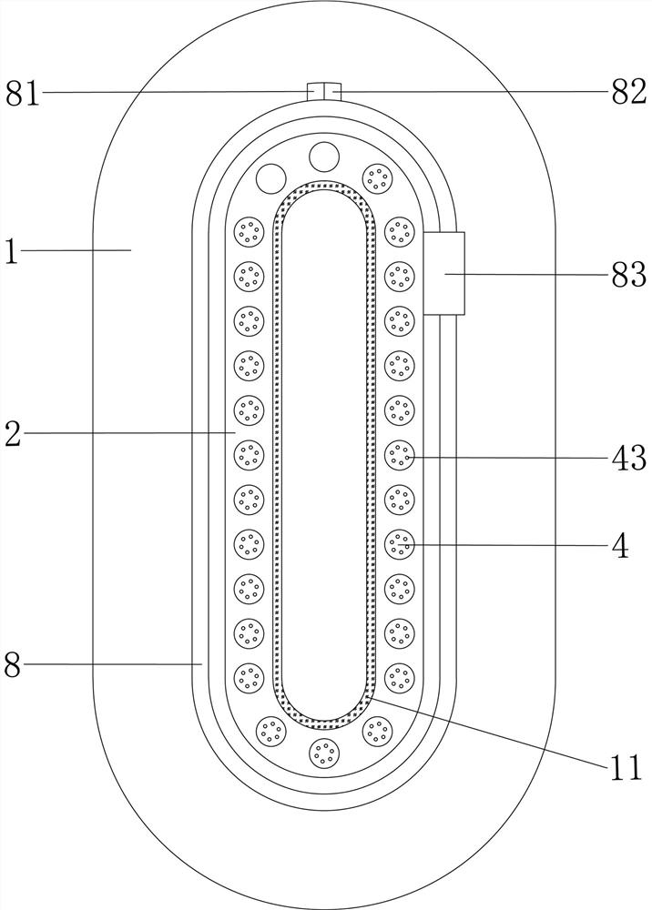 Food rotary conveying device and method thereof