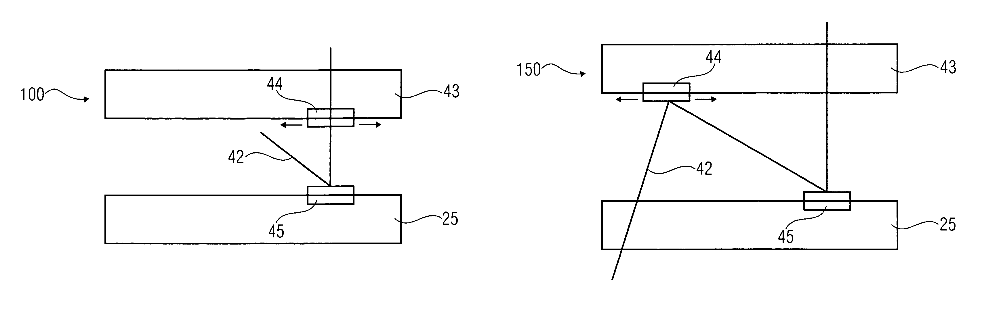 Optical apparatus of a stacked design, and method of producing same