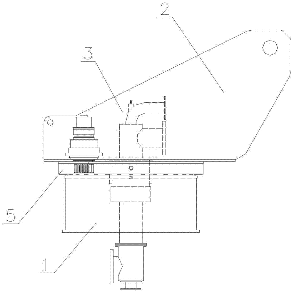 Vehicle-mounted high-spray multi-agent combined jet fire extinguishing device