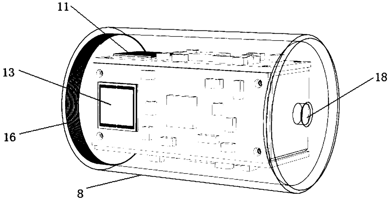 Three-component marine gravity measurement device