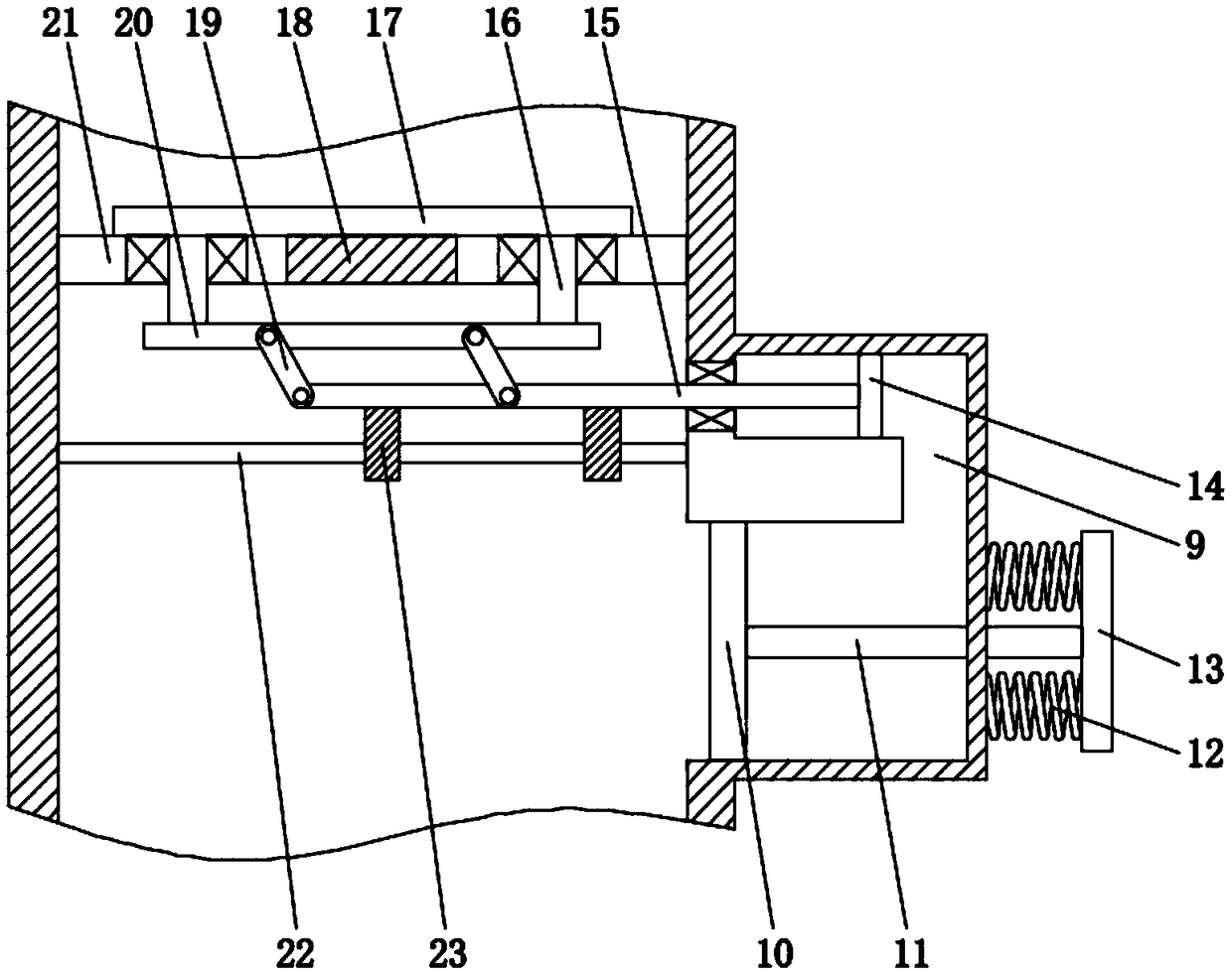 Automatic chemical waste gas purifying device