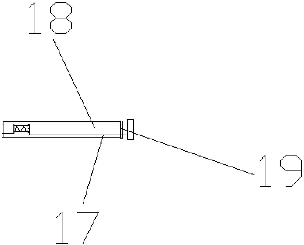 Household smoke alarming device