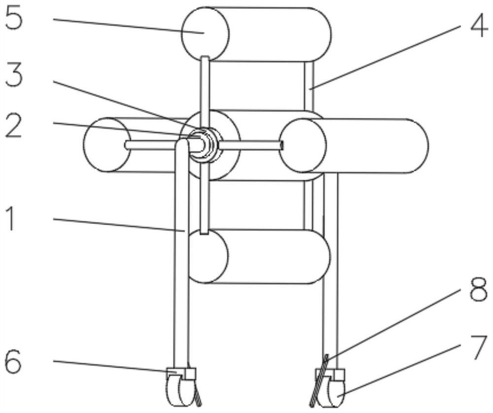 Textile airing device