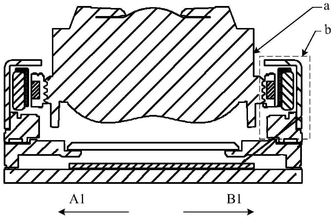 A lens holder, lens module and electronic equipment