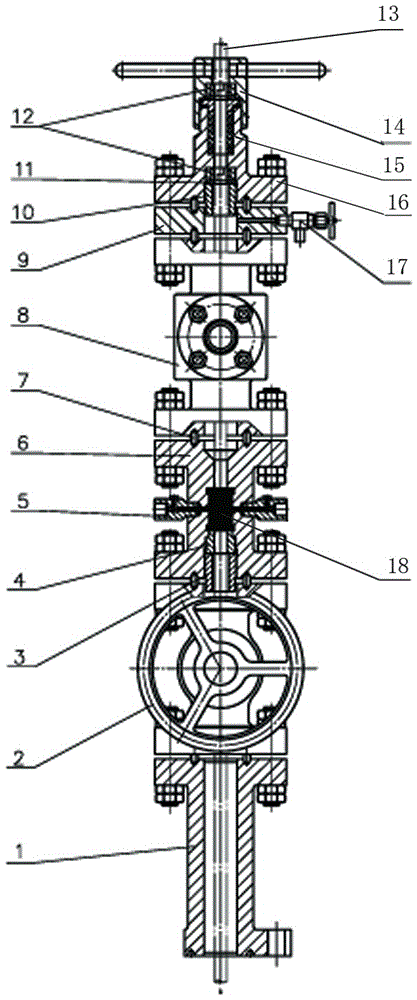 Construction method for lifting up and placing down SAGD well temperature measurement cable under pressure