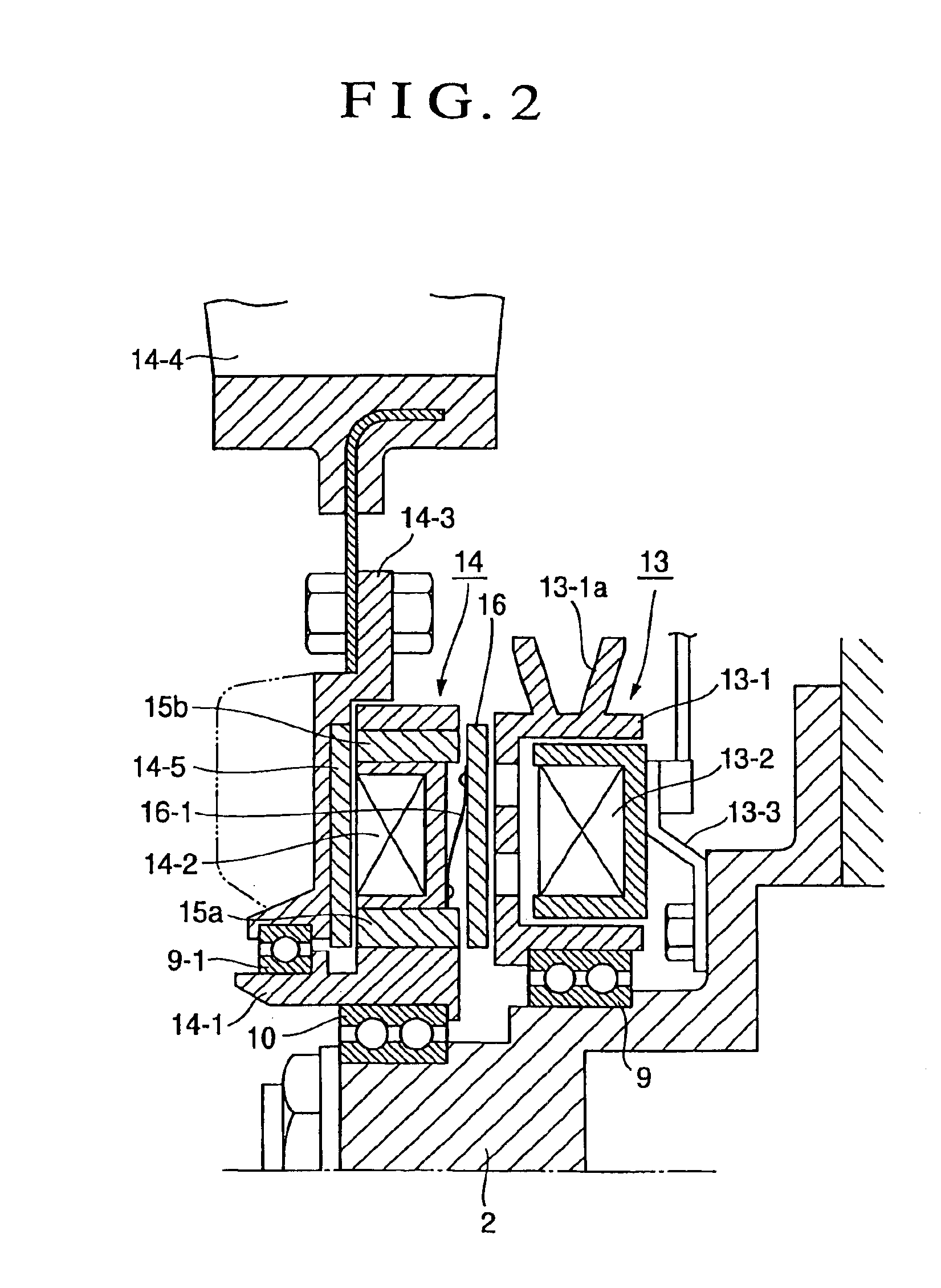 Magnet type clutch device or magnet type fan clutch device