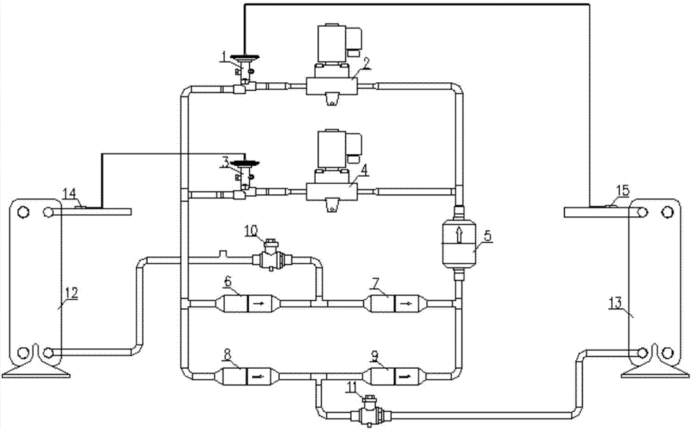 Throttling system for refrigeration and heating