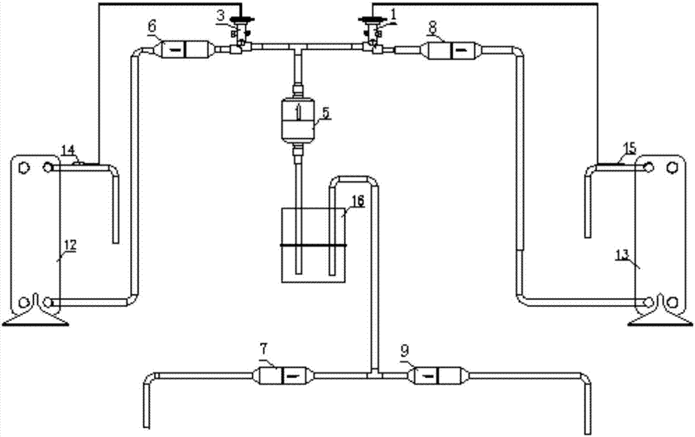 Throttling system for refrigeration and heating