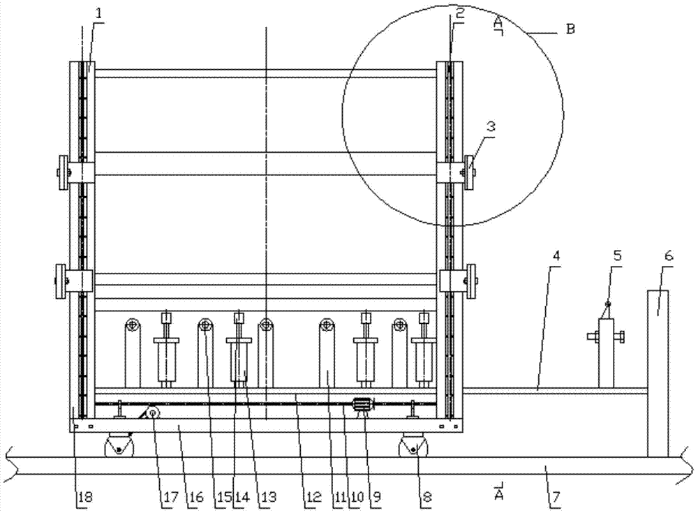 Color steel plate automatic stacker