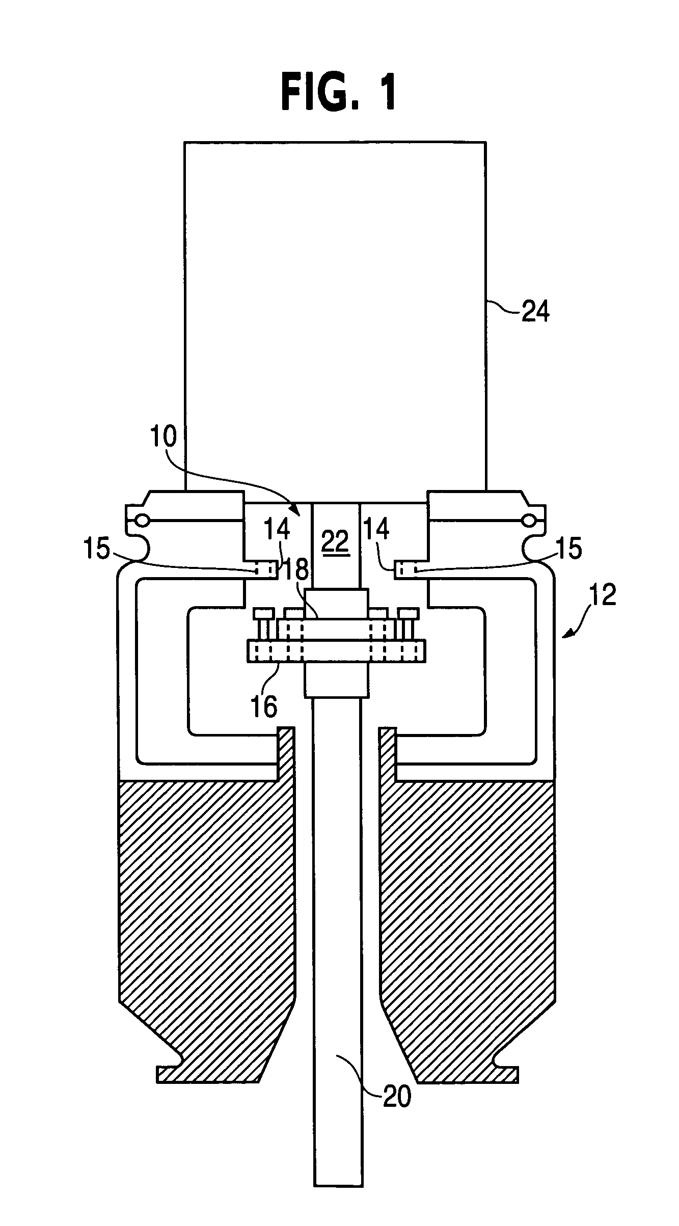 Coupling assembly and method for connecting and disconnecting a shaft assembly