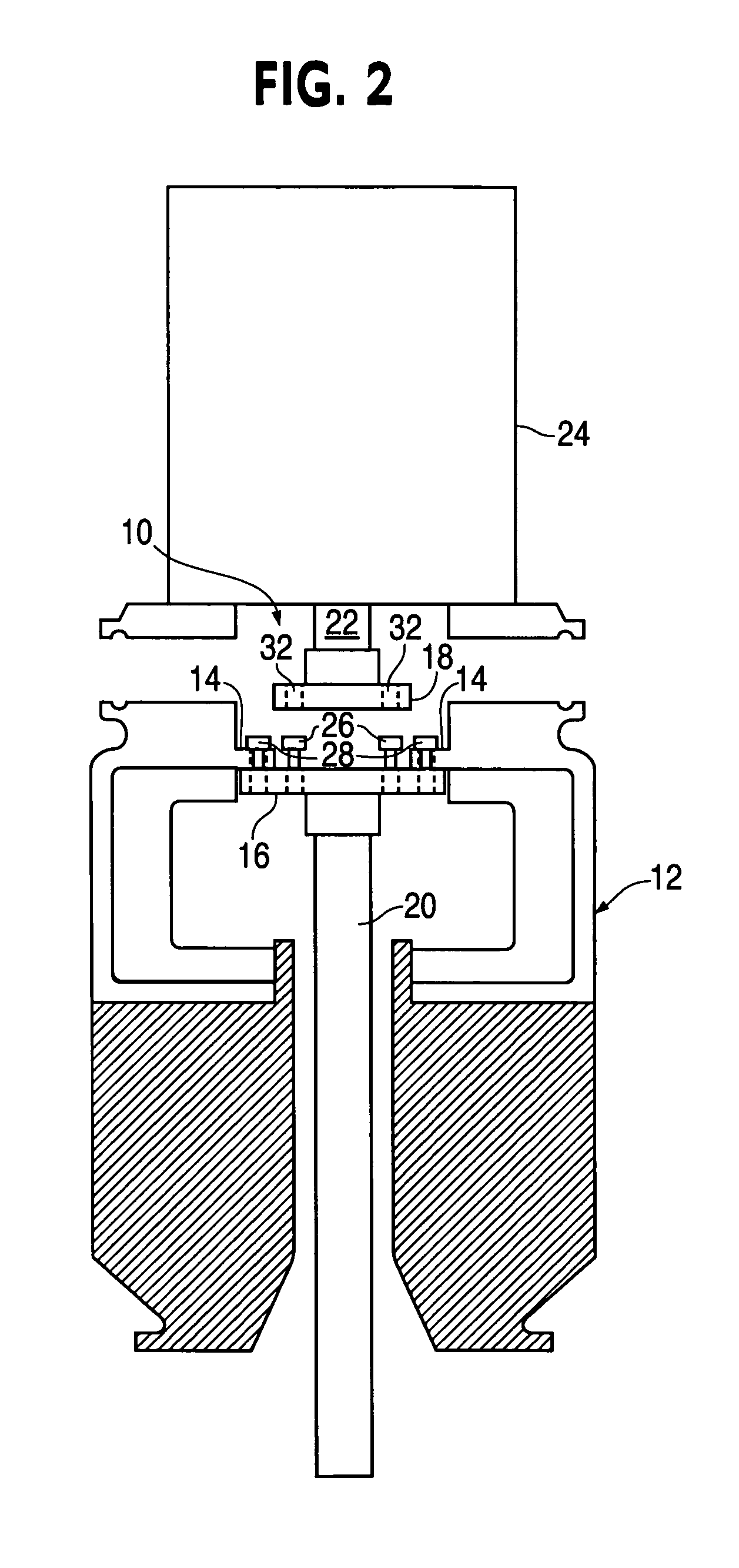 Coupling assembly and method for connecting and disconnecting a shaft assembly