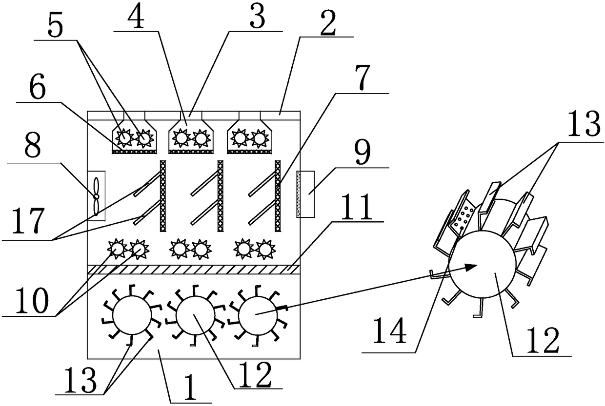 Material-smashing crusher for improving size uniformity