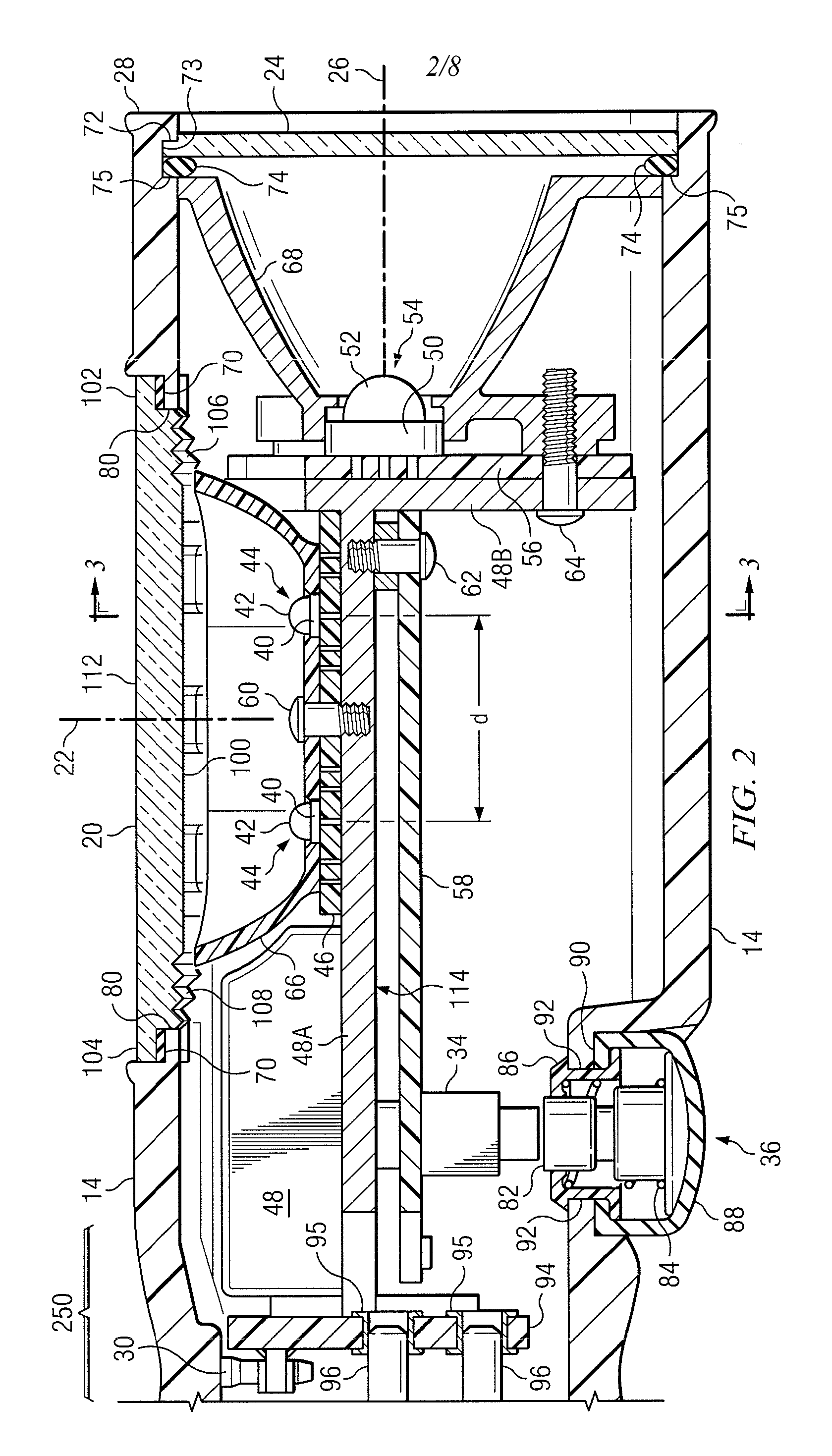 Sealed Switch Actuator for Appliances