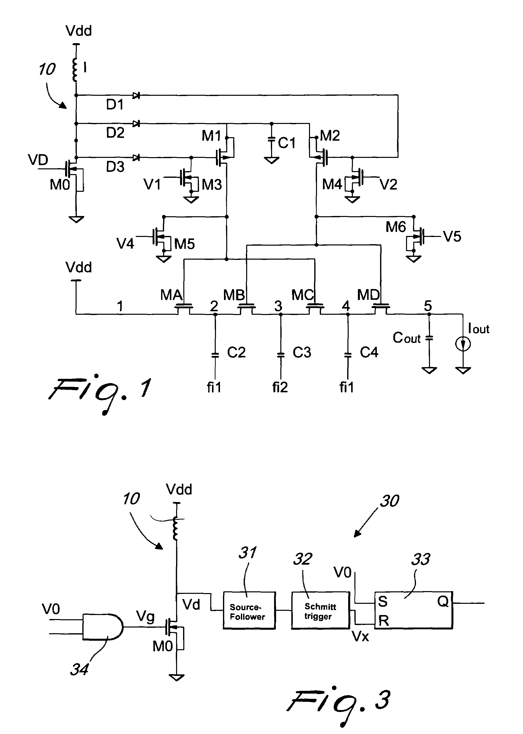 Hybrid inductive-capacitive charge pump with high diode driving capability