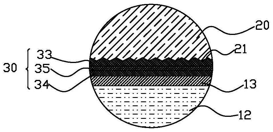 Transition device for flexible device, preparation method and method for patching flexible device