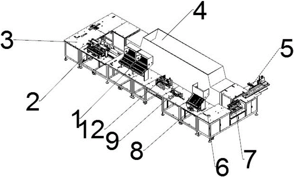 Single-wing intravenous needle assembling machine