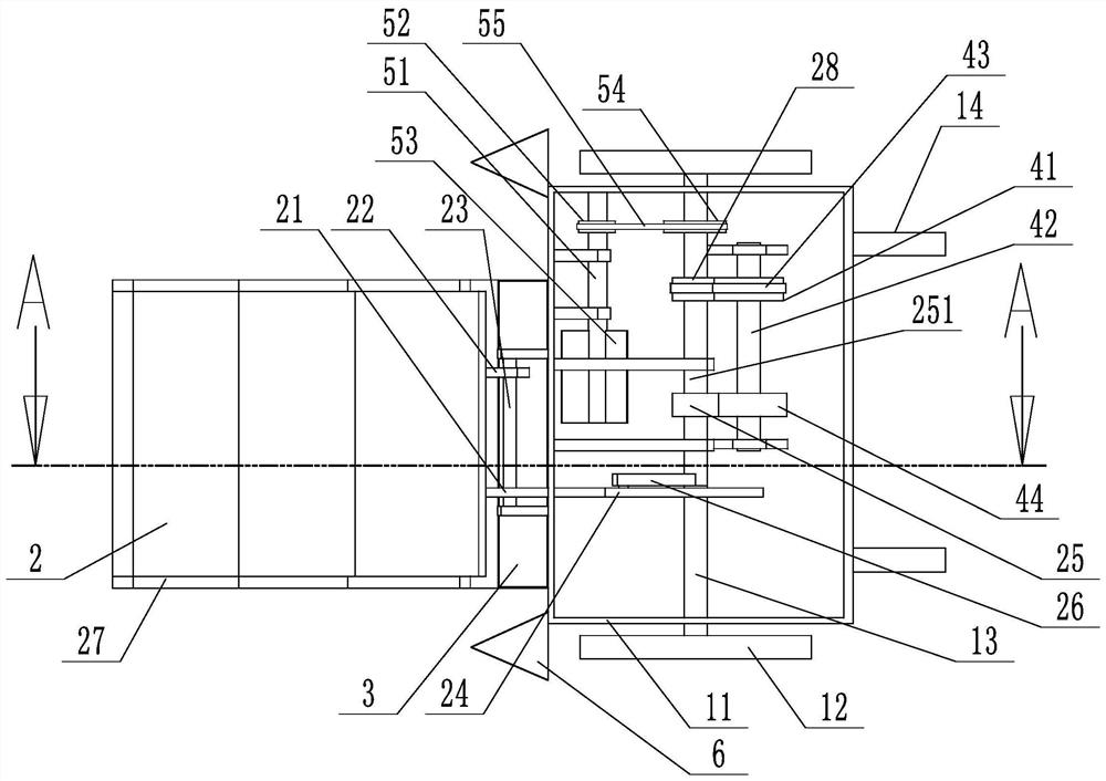 An energy-saving and environment-friendly harvesting device for dried white poria cocos