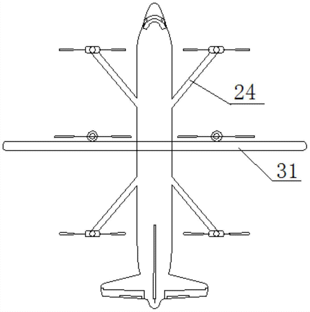 A hybrid tilting wing aircraft