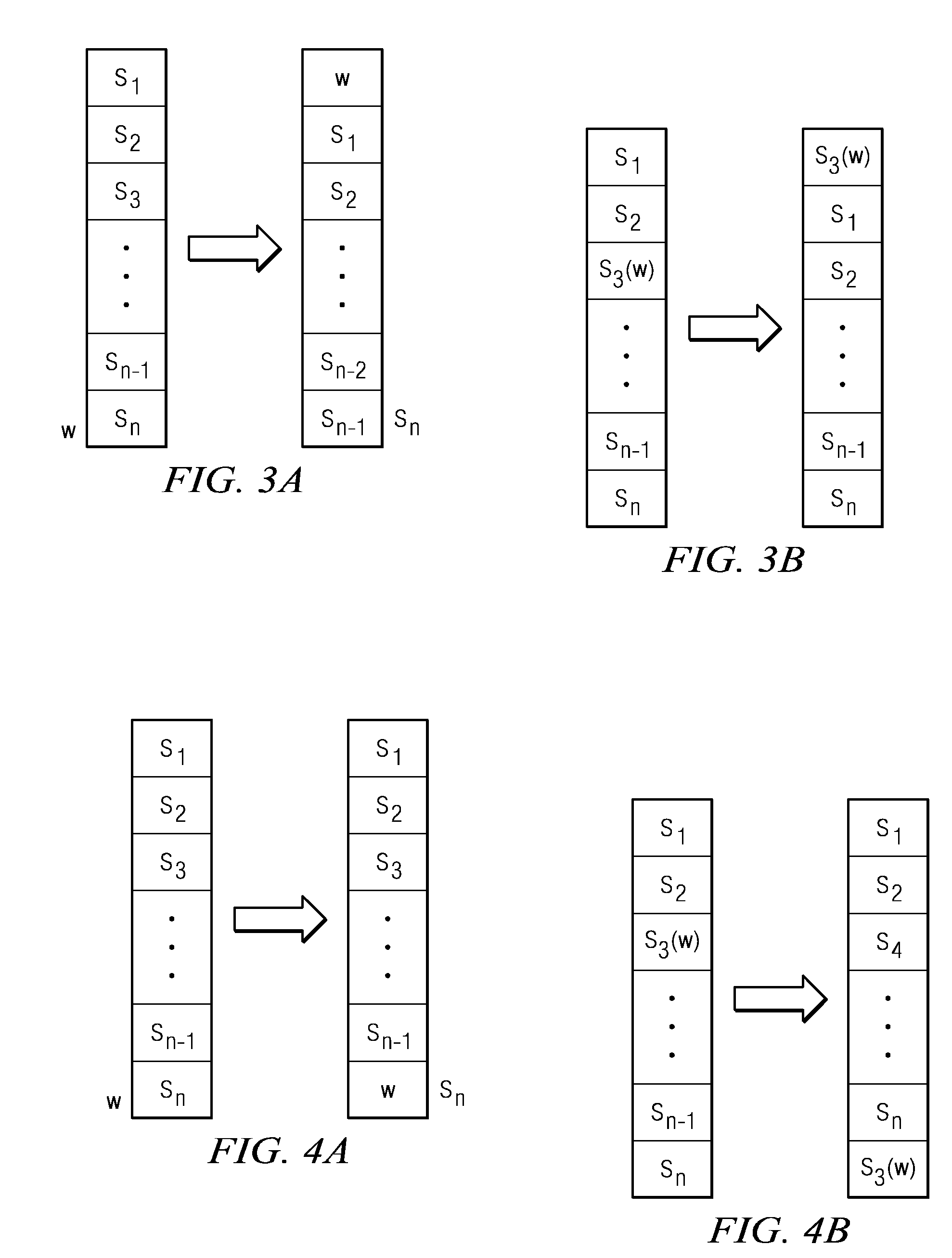 Optimal cache replacement scheme using a training operation