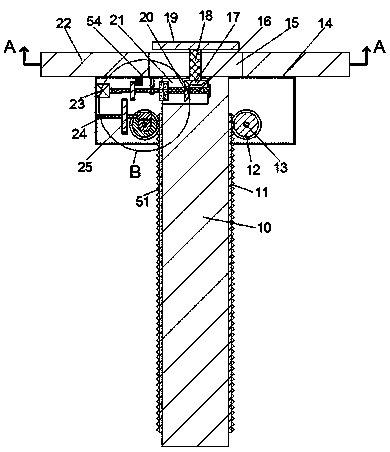 Antiaircraft gun advertising board device