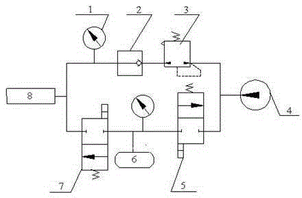 Discharge ablation machining method for difficult-to-machine metal materials based on quantitative high-pressure composite low-pressure intake system