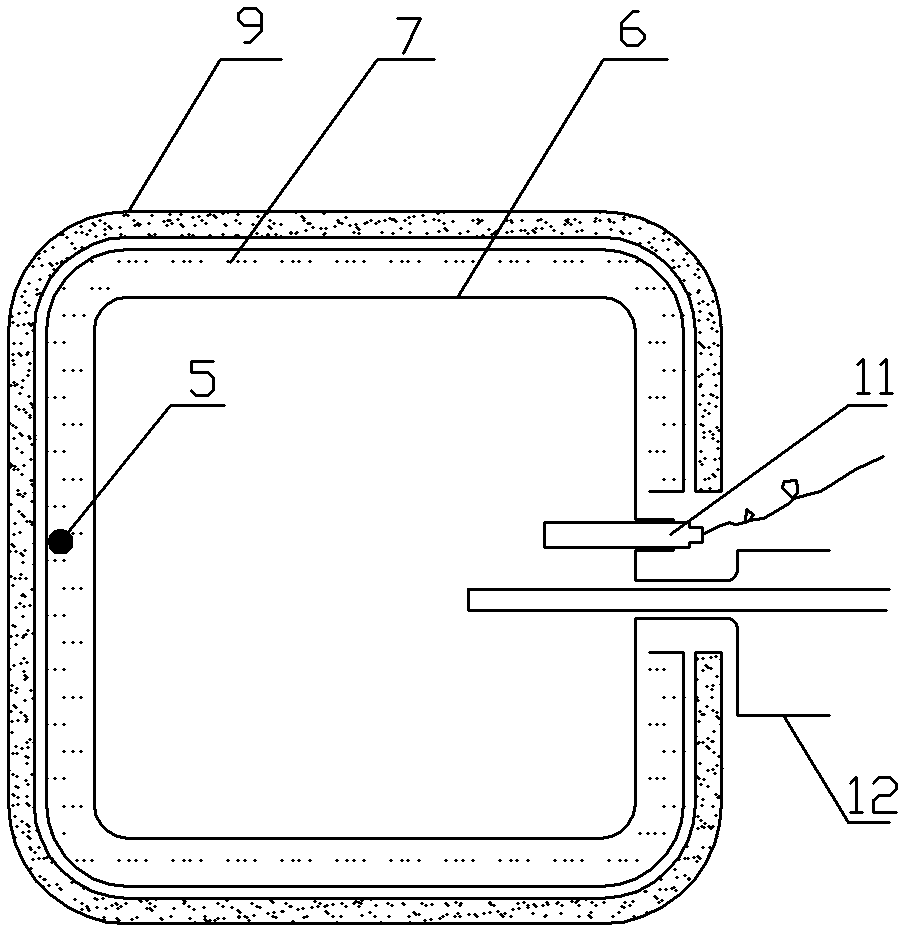 Artificial board VOC (Volatile Organic Compounds) releasing cabin capable of guaranteeing limit value of background gas concentration of cabin body