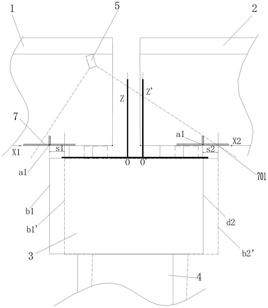 Method for monitoring safety state of pier-beam bearing connection part