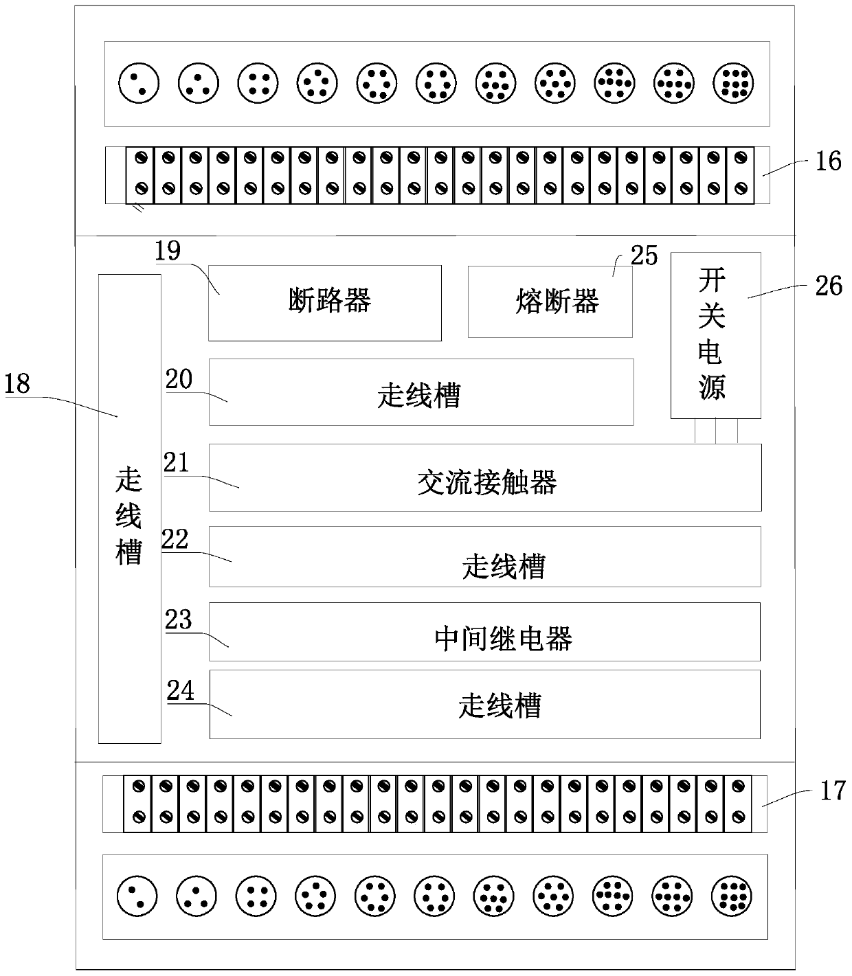 Multifunctional numerical control system debugging and troubleshooting practical training platform capable of rapidly recovering