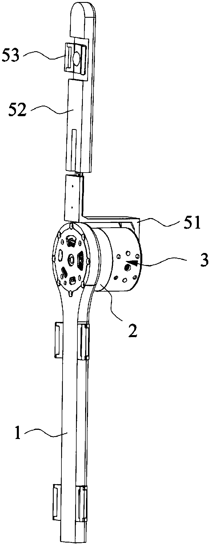 Lower limb exoskeleton structure integrated with self-adaptive knee joints and robot