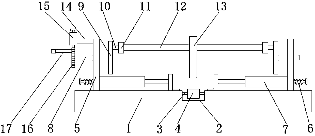 Plate shearing machine material guiding plate structure