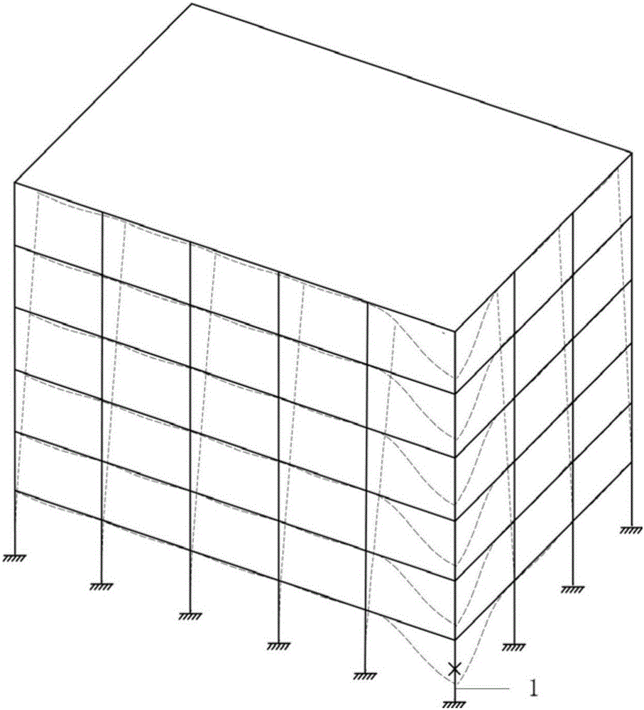 Connecting unit capable of preventing structure progressive collapse after corner post failure and using method thereof