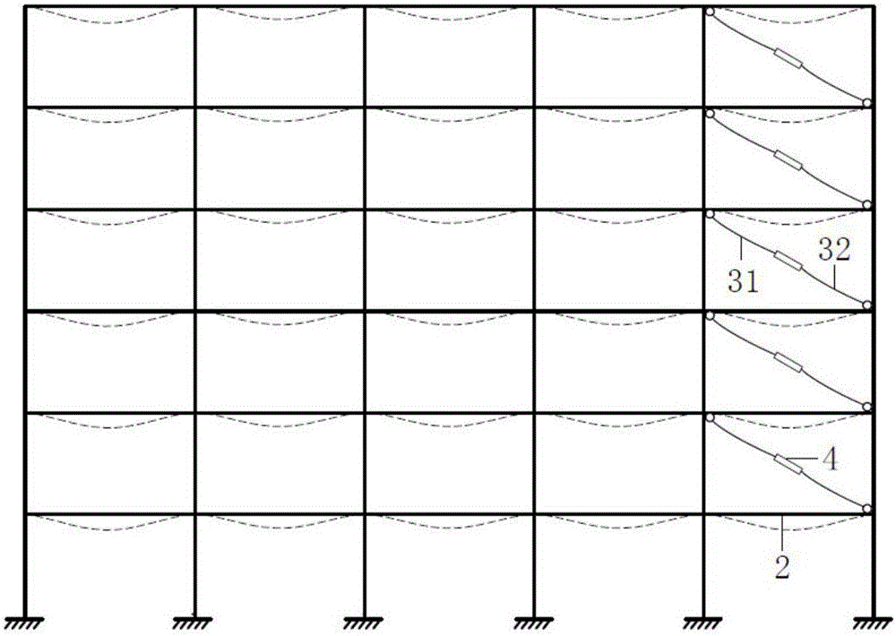 Connecting unit capable of preventing structure progressive collapse after corner post failure and using method thereof