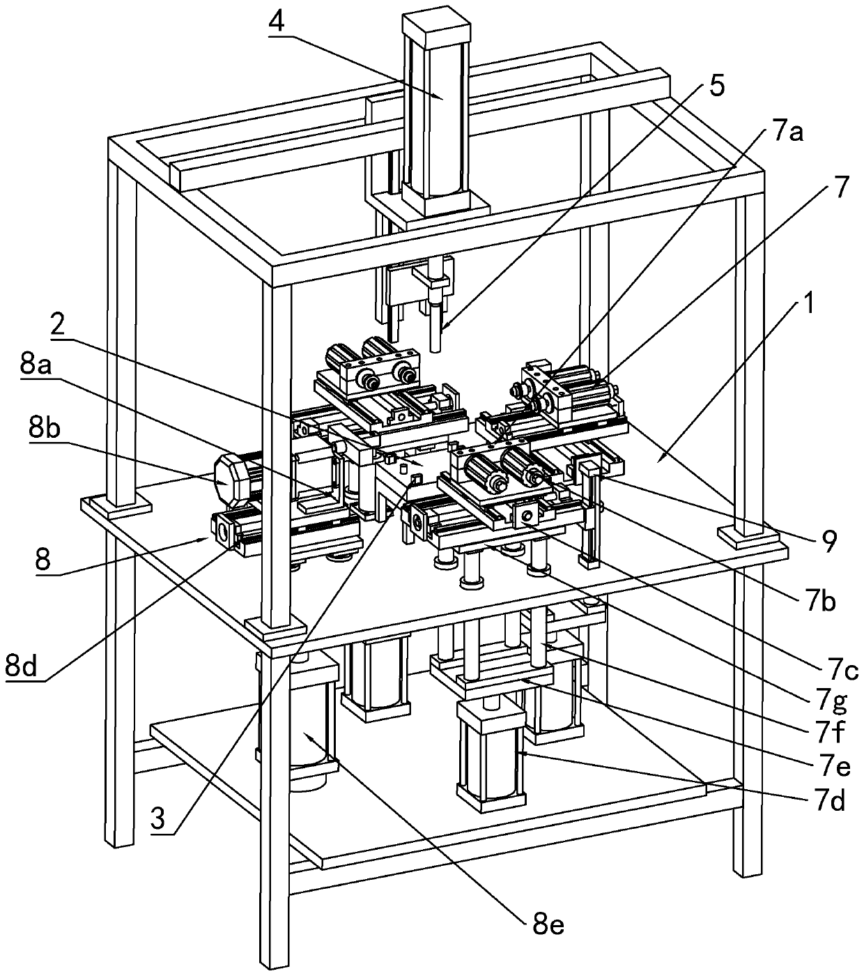 Burr removing equipment for motor barrel