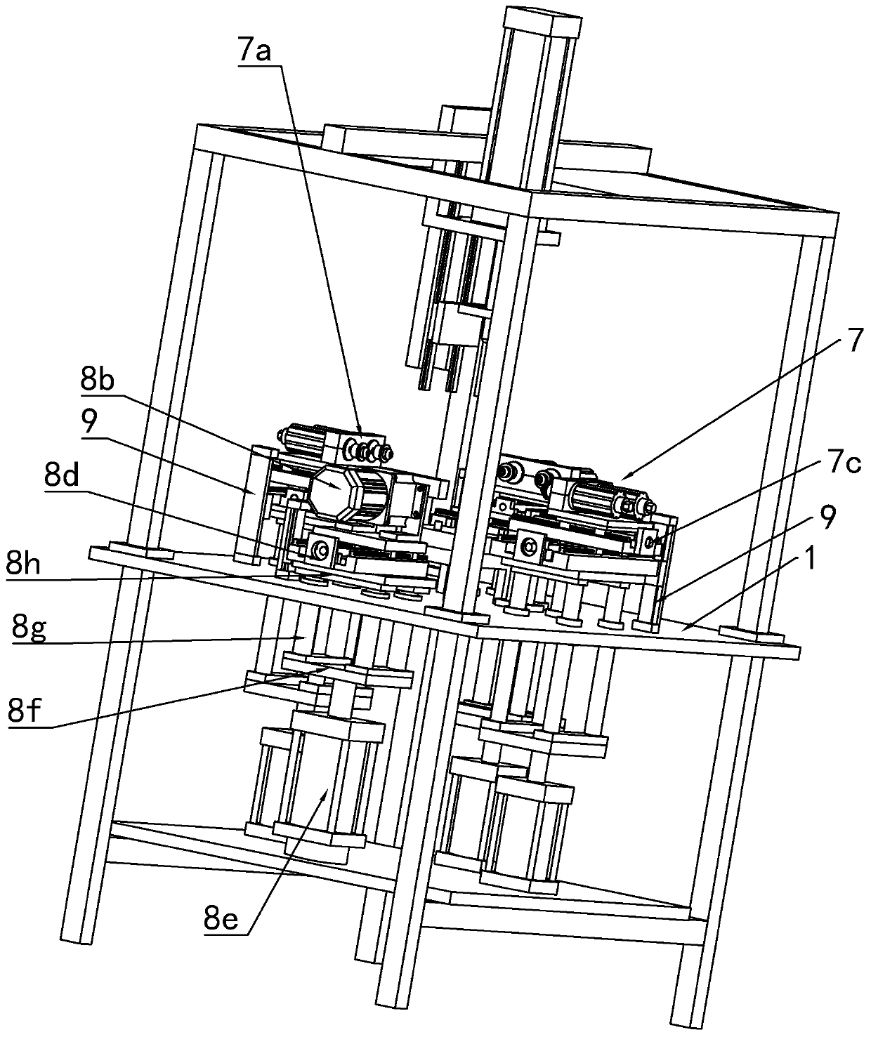 Burr removing equipment for motor barrel