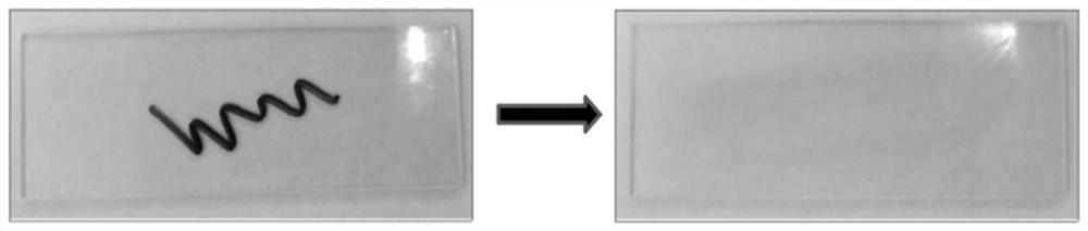 Photocuring anti-doodling coating with self-healing function and preparation method and application thereof