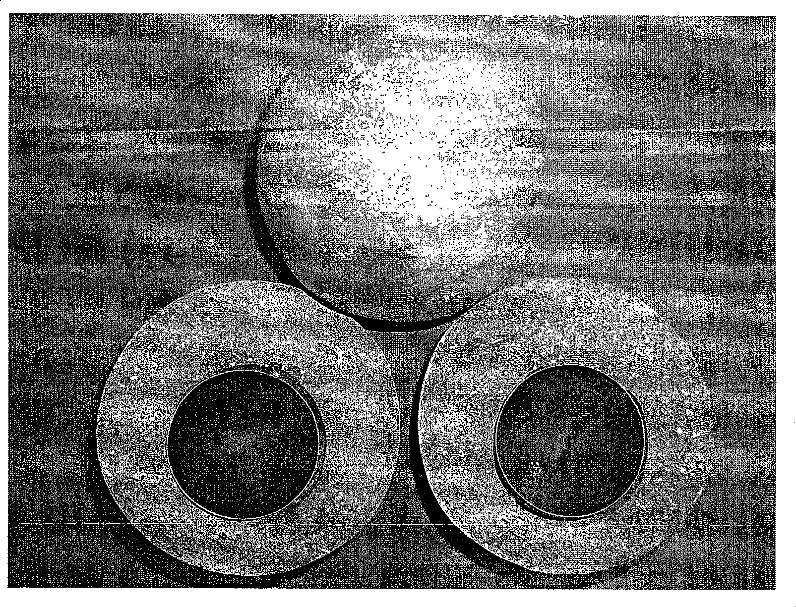 Method of preparing infusible hollow heteromorphic foam aluminum alloy by secondary foaming