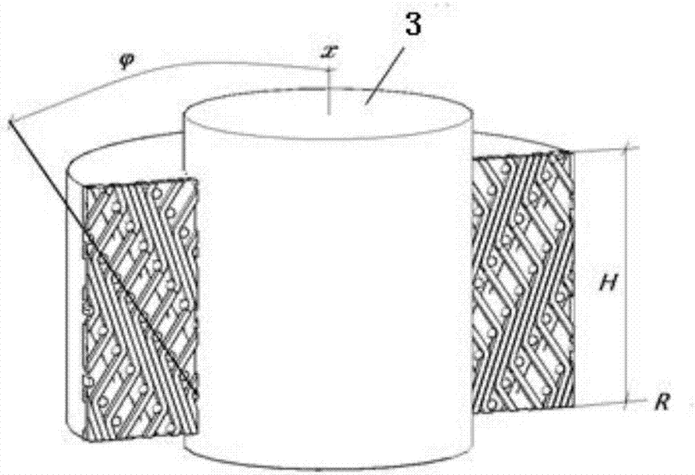 A kind of plastic preparation method of fiber layered structure preform