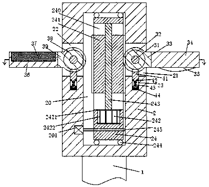 Novel vegetation irrigating device