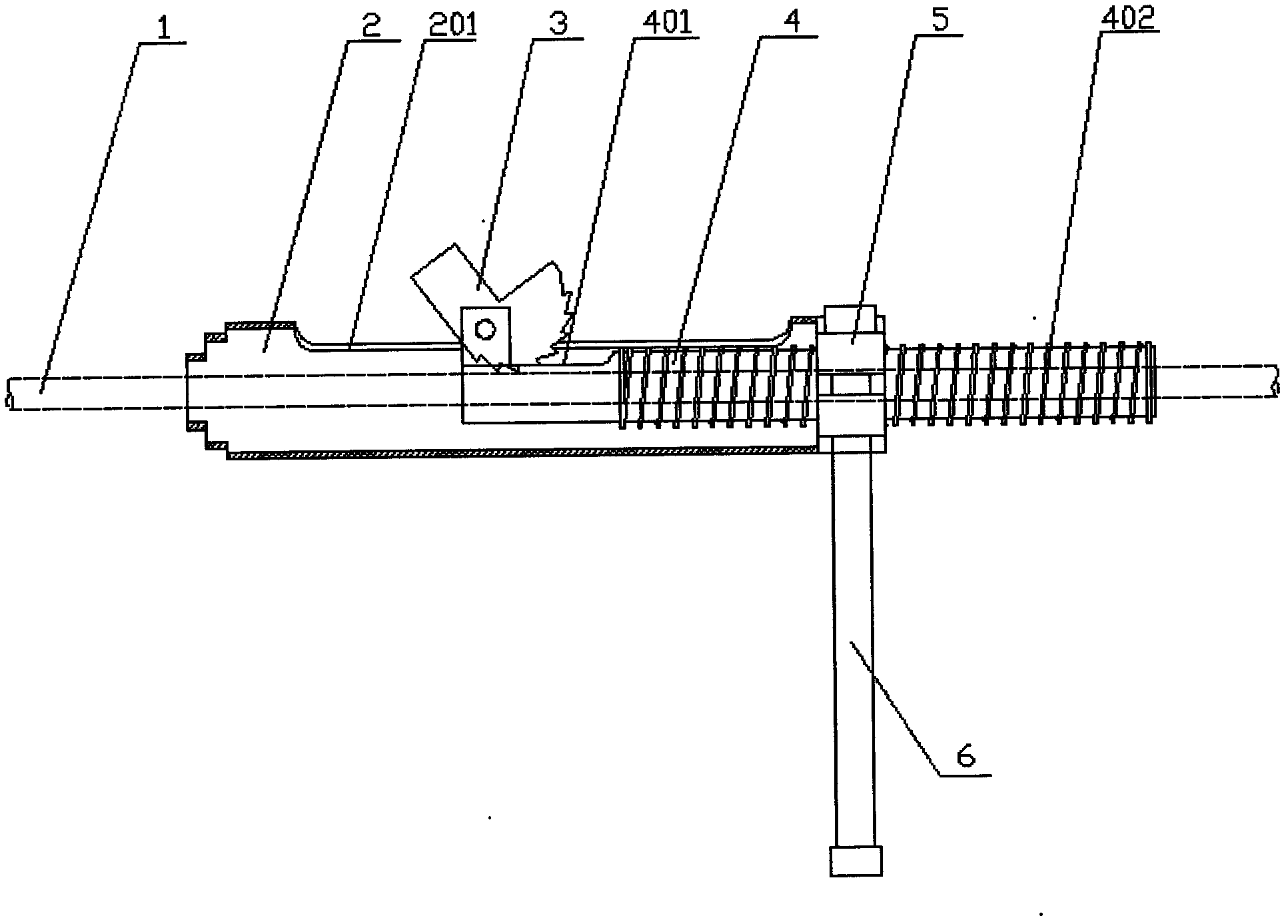 Pretensioner for form cable