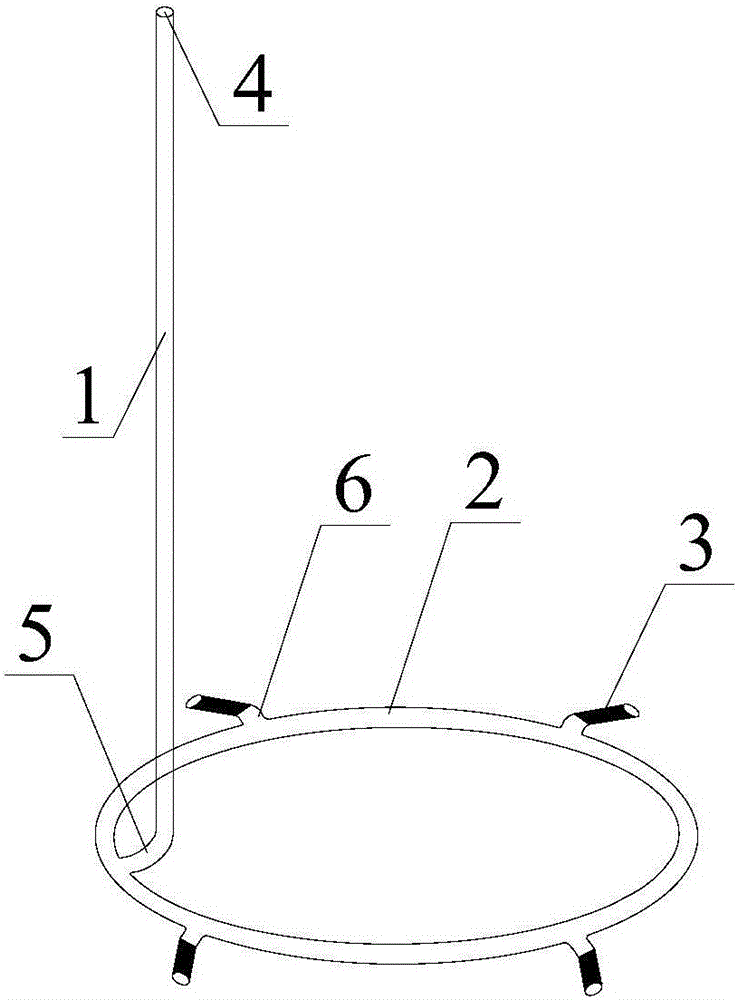 Grouting pipeline device, conical special-shaped pile and application method thereof