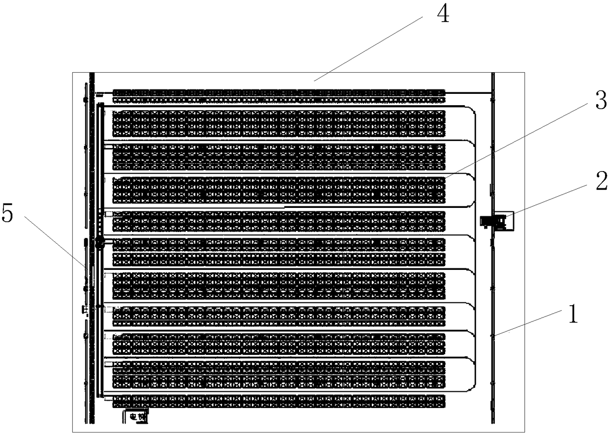 Intelligent stereoscopic warehouse with automatic storage function