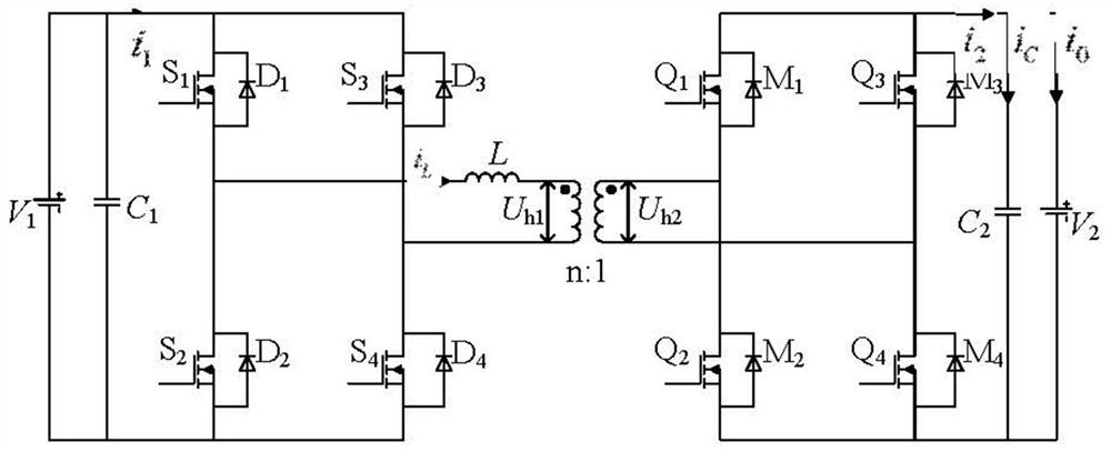 LADRC control method and system based on DAB converter