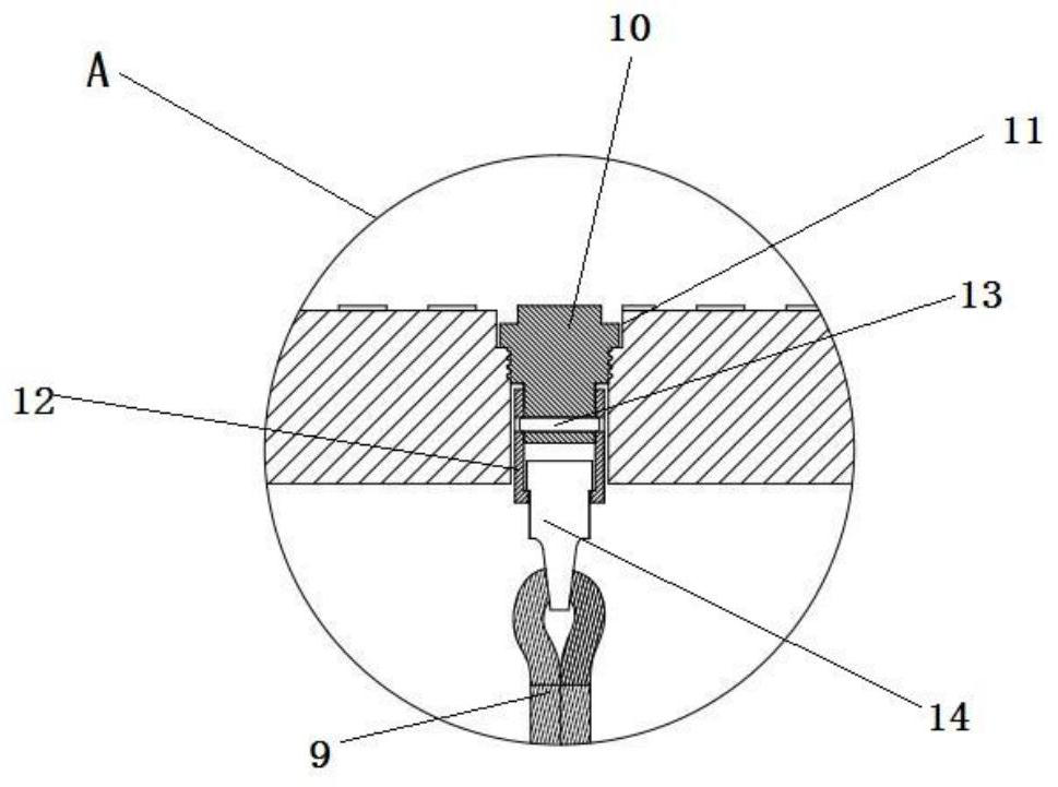 Escalator front edge plate locking device