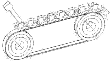 Driving separation type potato seeding device