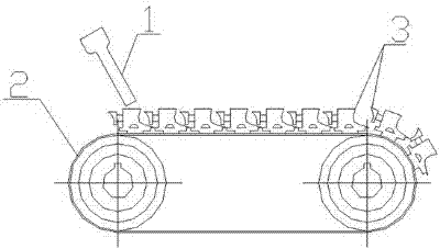 Driving separation type potato seeding device